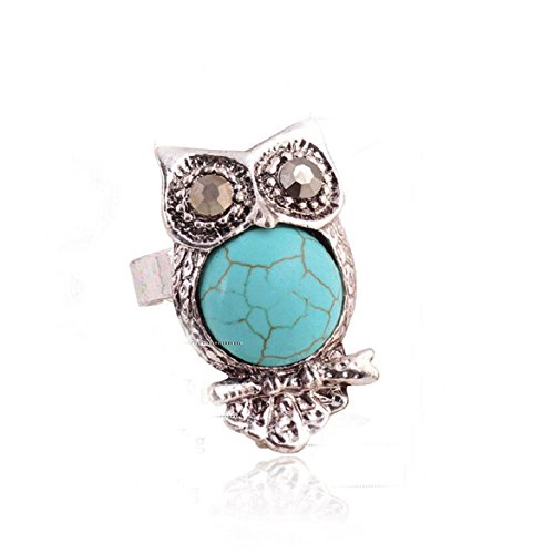 Susenstone®Bohemian Style Retro Cute Owl Ring