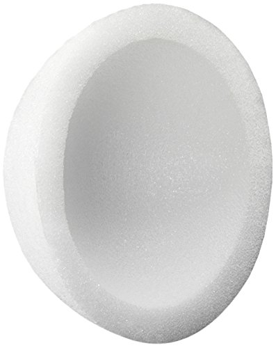 Styrofoam Half Balls White – Hygloss Craft Foam Balls, 2 Inch, White ...