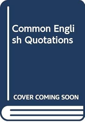 Common English Quotations