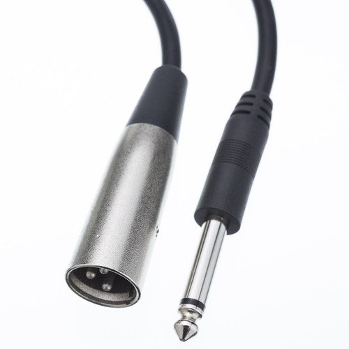 

XLR Male to 1/4 Inch Mono Male Audio Cable, 25 foot