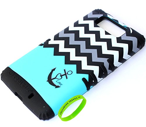 Motorola Droid Ultra XT1080 / Maxx XT1080M - HARD & SOFT RUBBER HYBRID HIGH IMPACT CASE (Mint Blue/Black)