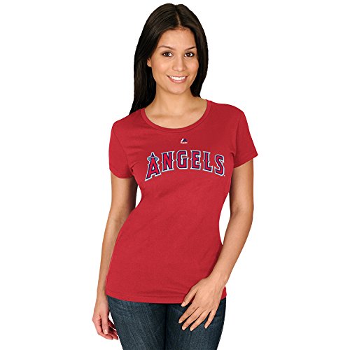 Mike Trout Los Angeles Angels of Anaheim #27 MLB Women's Player T-Shirt
