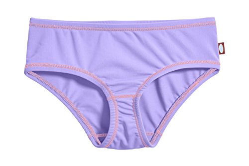City Threads Big Girls' Swimming Bottom UPF50+ Rash Guard Swim Brief (7-16)
