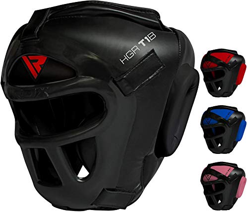 Algopix Similar Product 1 - RDX Head Guard Maya Hide Leather Boxing