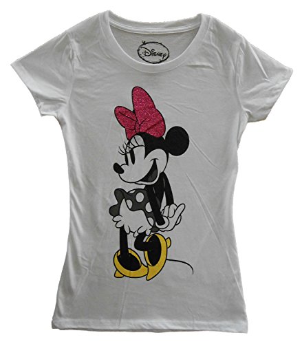 Disney Fitted/Juniors Minnie Mouse with Bow T-shirt