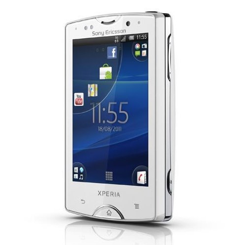 Sony+Ericsson+XPERIA+Mini+ST15i　海外simフリー+ホワイト　新型JAPAEMO製+SIMアダプタ付