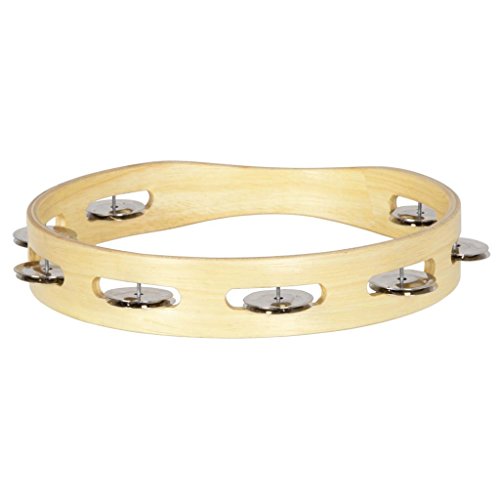 Algopix Similar Product 3 - Single Row Round Tambourine with Bright
