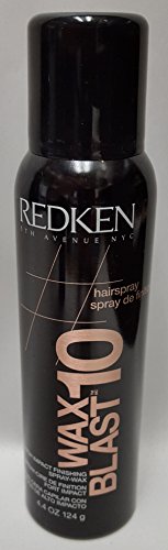 Redken Wax Blast 10 High Impact Finishing Spray Wax, 4.4 Ounce by Redken [Beauty]