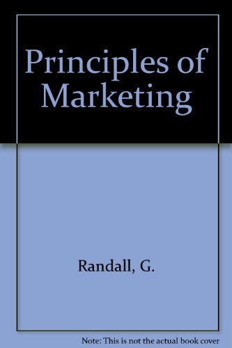 Principles of Marketing by Geoffrey Randall