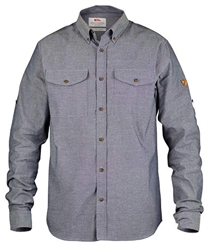 Algopix Similar Product 6 - Fjallraven  Mens Ovik Chambray Shirt