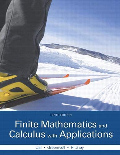 Finite Mathematics and Calculus with Applications, 10th edition by unknown author