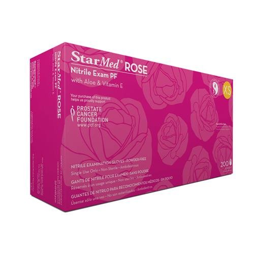 Algopix Similar Product 17 - Sempermed SMNR202 StarMed Rose Nitrile