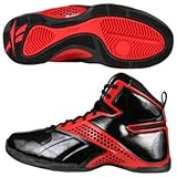 Reebok Still Talking Black/Red Basketball Shoes men's 7.5
