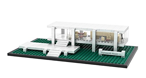 LOZ Diamond Block World Famous Architecture - Fransworth House 1012