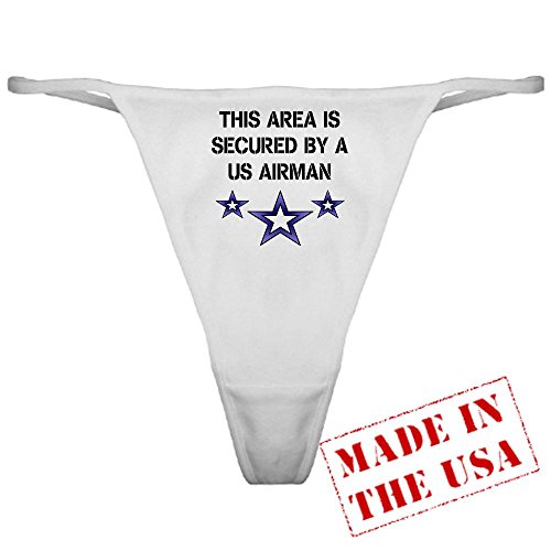CafePress Thong - AREA SECURED US AIRMAN Classic Thong