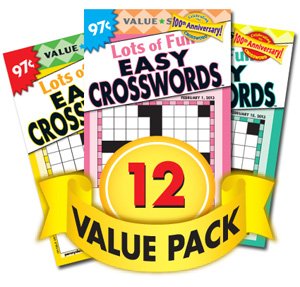 Favorite Crossword Puzzles-12 Pack