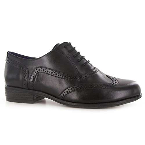 Clarks Womens Hamble Oak Low-Heeled Lace-Up Leather Brogues