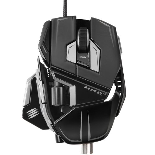 美加狮 赛钛客mad catz m.m.o.7 mmo7激光游戏鼠标 有线游戏鼠标