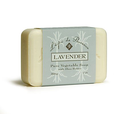 L'Epi de Provence Shea Butter Enriched French Bath Soap - Lavender - 7oz. 200g