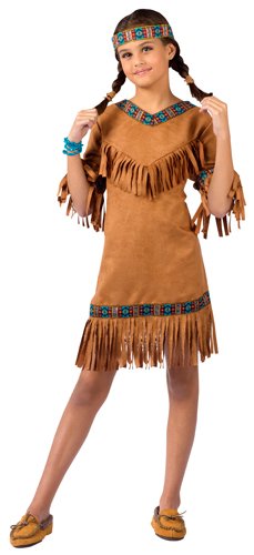 American Indian Girl Child Large