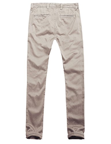 

Match Mens Slim-Tapered Flat-Front Casual Pants