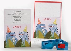 Meri Meri Dinosaur Invitations 6