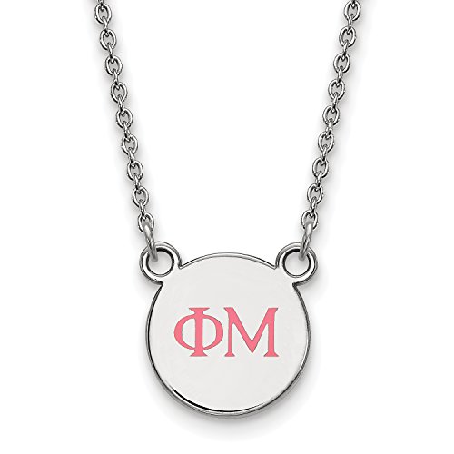 Algopix Similar Product 10 - LogoArt Phi Mu Extra Small Enameled