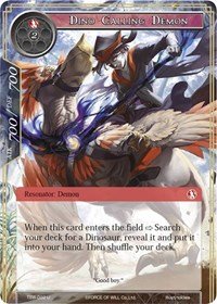 Algopix Similar Product 14 - Dino Calling Demon - TSW-032 - U