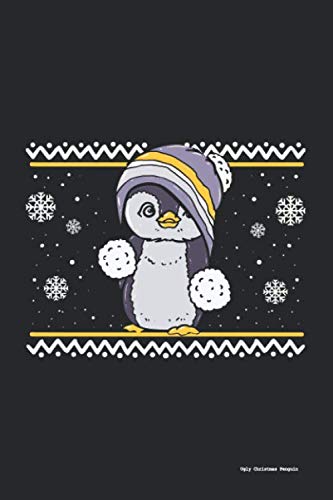 Ugly Christmas Penguin: 120 Pages I 6x9 I Blank by Funny Notebooks