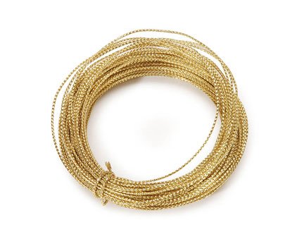 Algopix Similar Product 5 - 200 Feet of Gold Bowdabra Bow Wire for