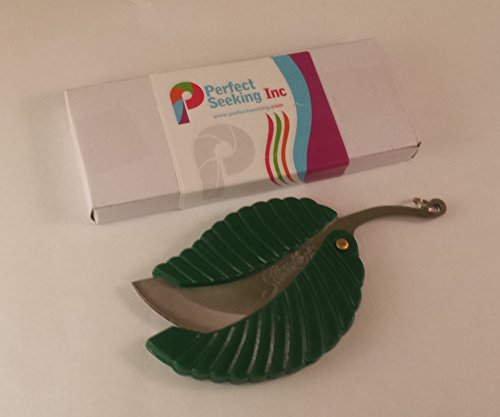 4" Leaf Stainless Steel Folding Pocket Keychain Knife - Sharp Compact - Image 7