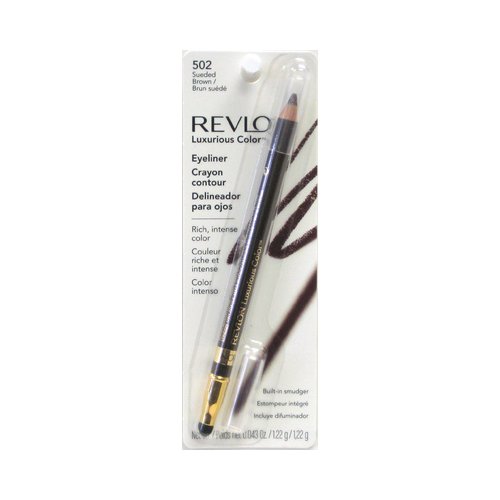 Revlon Luxurious Color Eyeliner, Sueded Brown, 0.043 Ounce (Pack of 2)