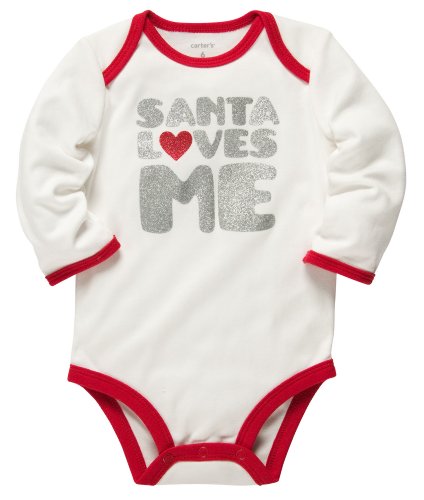 Carter's Unisex Baby My First Christmas Bodysuit