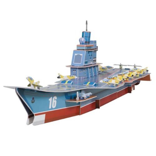 

Dimart Educational 3D Model Puzzle Jigsaw Aircraft Carrier DIY Toy New