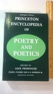 Princeton Encyclopedia of Poetry and Poetics