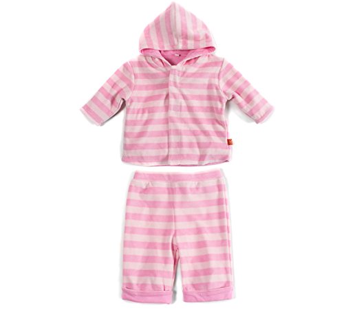 Algopix Similar Product 5 - Magnetic Me Striped Velour Baby Hoodie