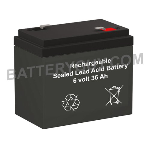 Algopix Similar Product 7 - 6v 36Ah Sealed Lead Acid Battery 