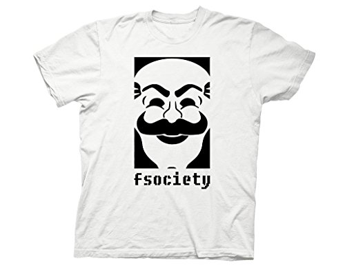 Ripple Junction Mr Robot F Society Logo Adult T-Shirt