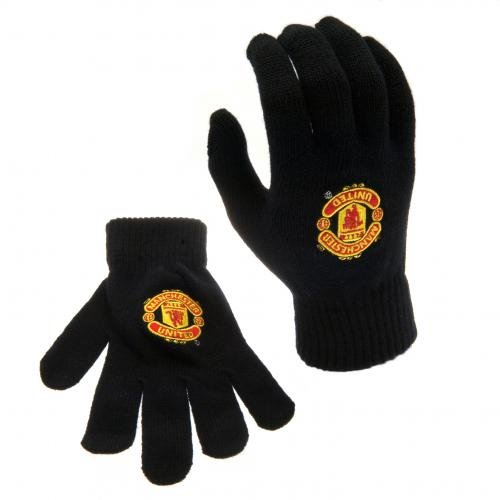 Official Manchester United FC Knit Gloves