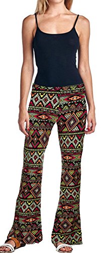 ATHX Women's Vintage Printed Palazzo Pants