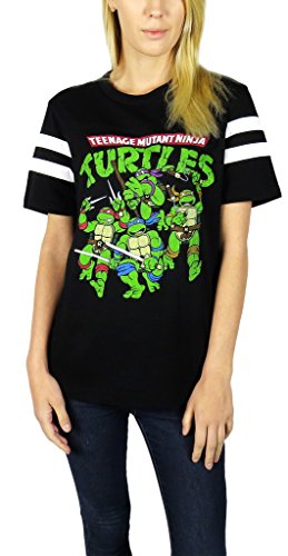 Teenage Mutant Ninja Turtles Womens Varsity Football Tee