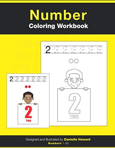 Number Coloring Workbook by D. A. Howard