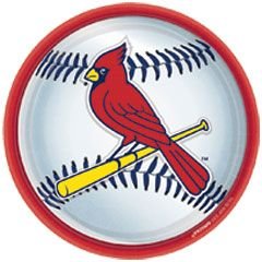 St. Louis Cardinals Party Plates - 18 Ct