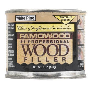 FamoWood 36141148 Original Wood Filler - 1/4 Pint, White Pine