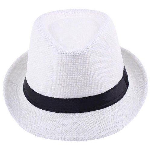 Bigood® Women Fedora Trilby Beach Sun Pp Braid Straw Panama Hat