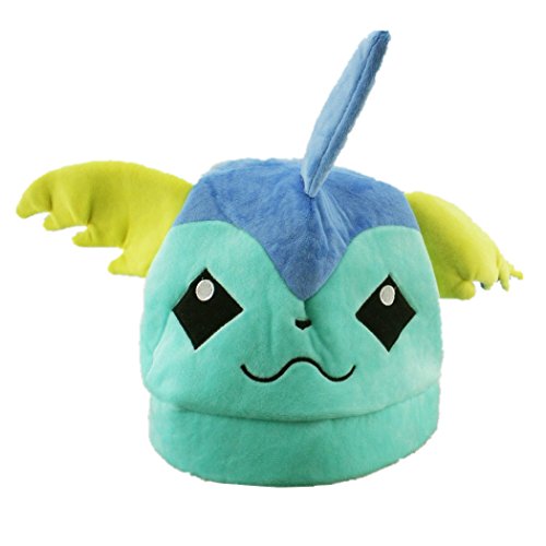 New Pokemon Center Vaporeon Aquali Aquana Soft Plush Hat
