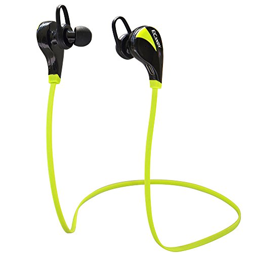 Ecandy BBZ-002 Bluetooth Wireless Over-ear Stereo Earphone with Built-in Microphone for iOS and Android Smartphones - Green