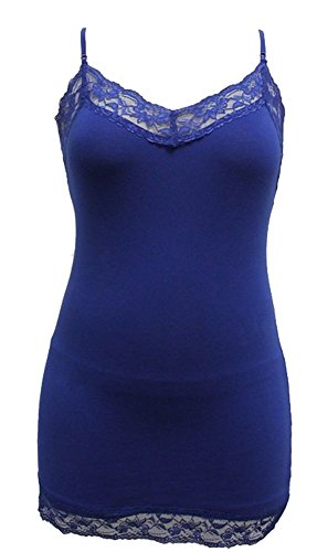 Zenana Outfitters Women's Plus Size Zenana Basic Long Layering Lace Cami