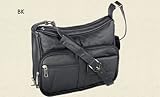 Concealed Carry Purse - Classic Black Leather - Perfect for All Occasions