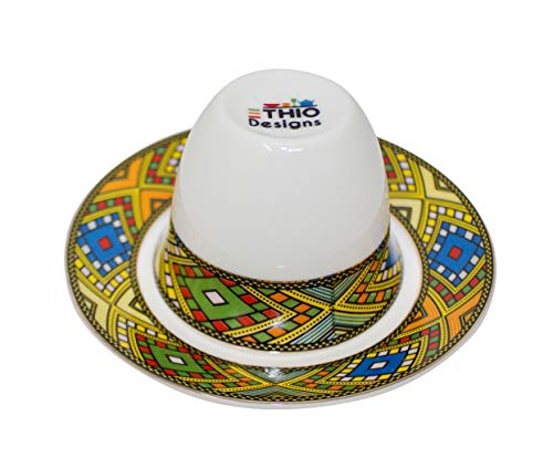 Algopix Similar Product 16 - EthiopianEritrean Coffee Cups Set